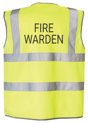 Fire Warden Printed Vest