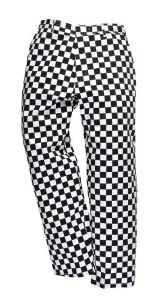 CHEF TROUSERS PORTWEST CHESSBOARD